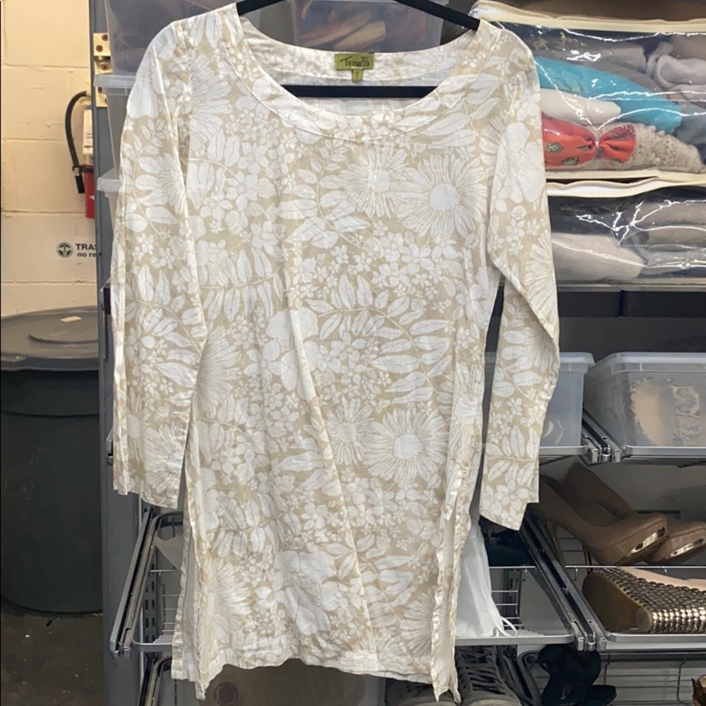 Tamana Cotton Tunic Sz S